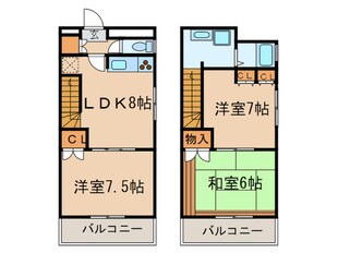 アミティ－安田の物件間取画像